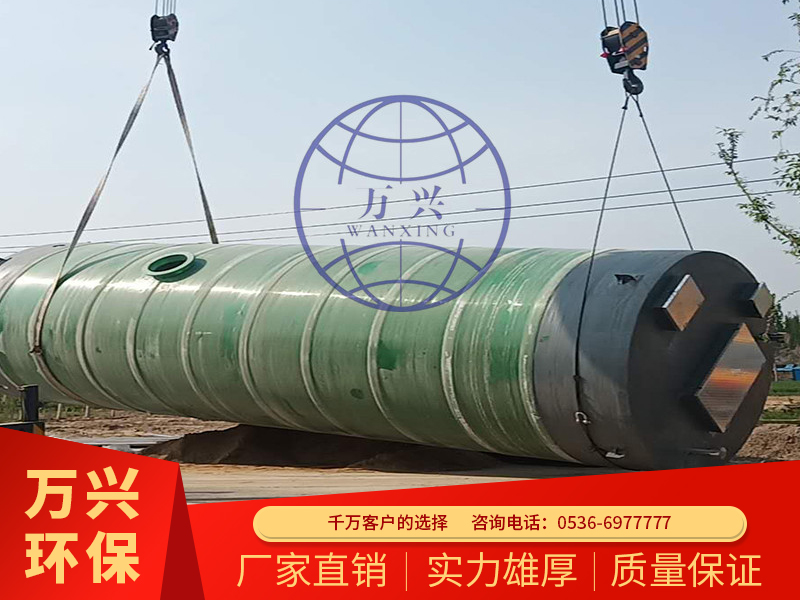 安徽阜阳的客户定制的一体化泵站准备安装